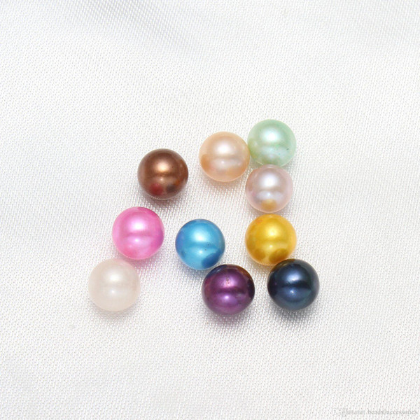 ROUND pearl Oyster with Grade 6-8 mm 30 colors Round Pearl Party Fancy with Friends Kids Gift