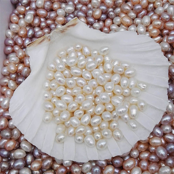 4/6/8mm Multi size option random mix color no holes Pearls Round Beads For DIY Craft Scrapbook Decoration Factory Wholesale