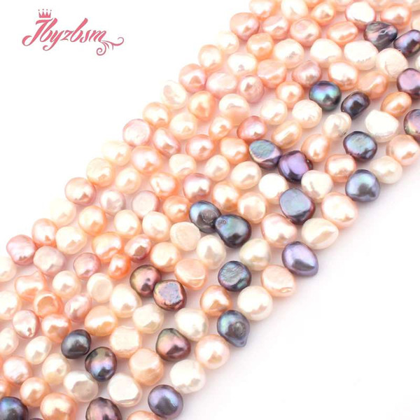 5-8mm Freeform Cultured Freshwater Pearl Beads Natural Stone Beads For DIY Necklace Bracelets Jewelry Making 33