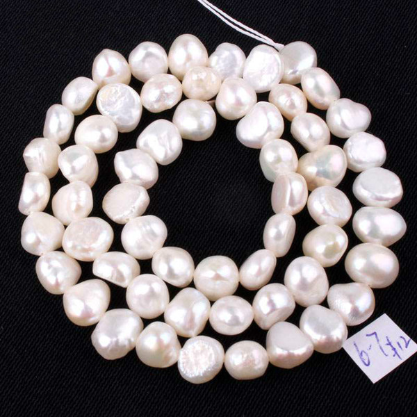 5-7mm White Freeform Freshwater Pearl Natural Stone Beads For DIY Necklace Bracelat Jewelry Making Loose Strand 14