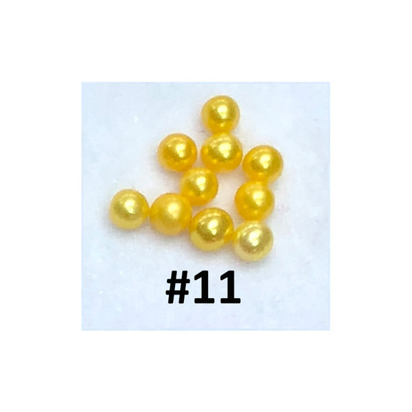 New arrival best quality yellow pearls 6-8 mm without hole twenty-eight colors 3A High glossabout 30 color 10PCS/lot for jewelry making