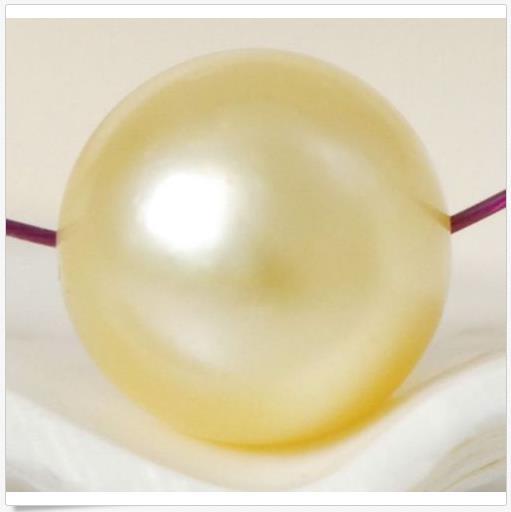 AAA round 10-11mm natural gold south seas loose pearl fully drilled