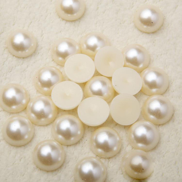 8mm 1000pcs Flatback Half Pearl Simulated Perolas Para Artesanato Diy Crafts And Scrapbooking Meia Perola Material Manualidades