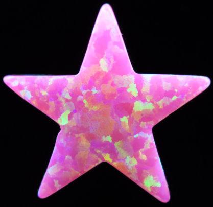 New Arrvial Item High Quality Synthetic Fire Opal in Star Shaped Cabochon Cut 10mm 50pcs per Lot for Sale