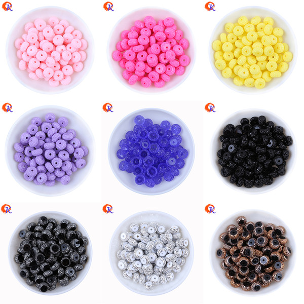 Fashion Beads 200Pcs/Lot Choose Colors Resin Rhinestone Tabular Carriage Wheel Beads For Fashion Handmade DIY Jewelry CD-RMTXCL