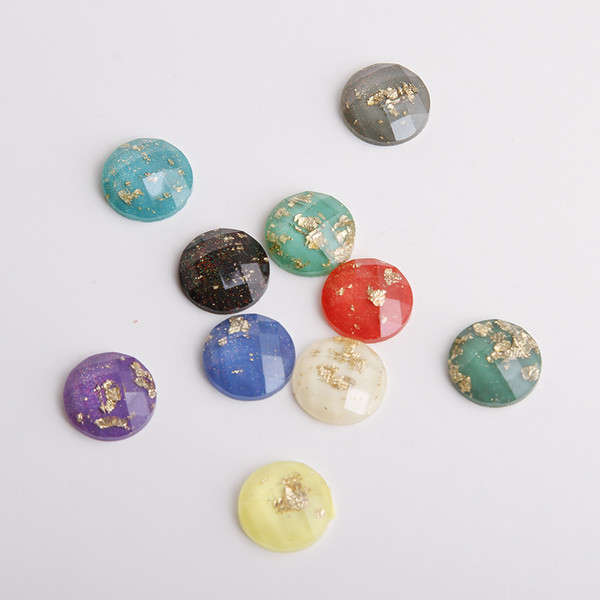 Half Round Resin beads Flatback Glue On Crafts Gems Beads DIY Veiny Art Decorations 200pcs/lot