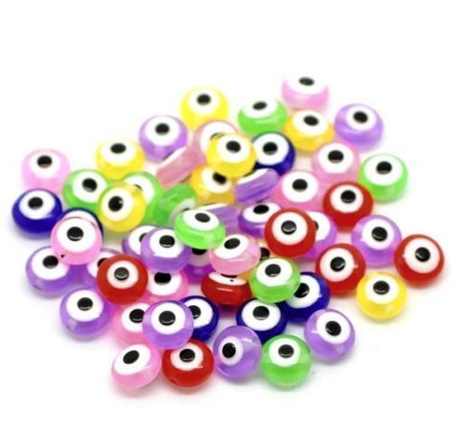 Free 500g Mixed Hamsa EYE Kabbalah Spacer Beads For Jewelry Making 11mm