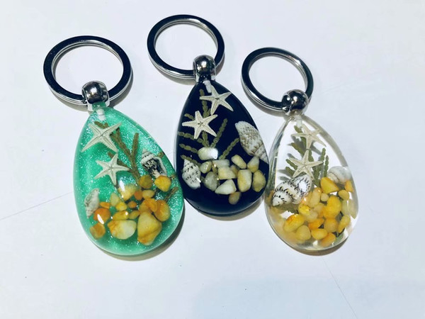 FREE SHIPPING yqtdmy Discount Sale Creative 6 pcs mixed color double starfish G-1 keychain