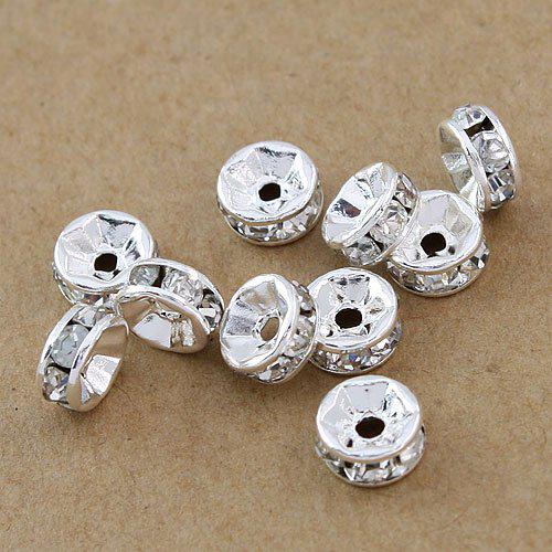 Free shipping 7MM,1000pcs/lot,Fashion Jewelry Findings & Accessories(B Rhinestone)/beads Spacers/HOT