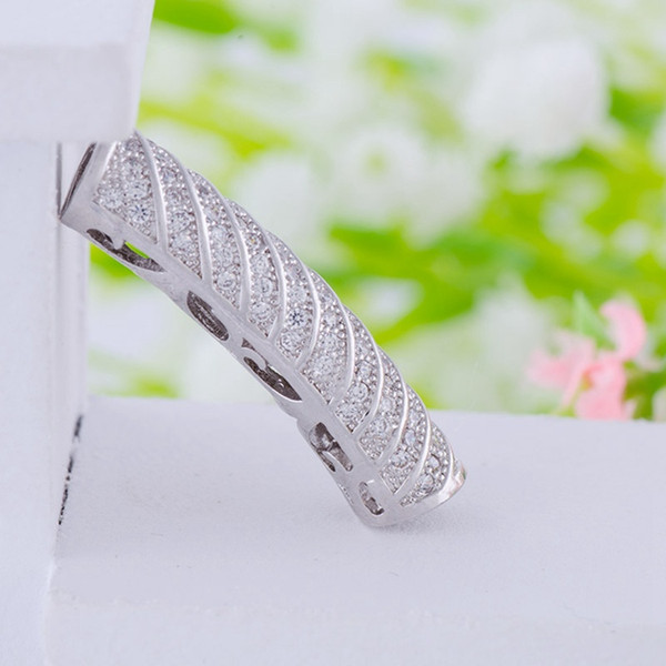 Wholesale Jewelry Supplies Micro Pave CZ Cubic Zircon Long Tube Shape Brass Metal Charm For Jewelry Bracelet DIY Making Spacer Beads Fitting