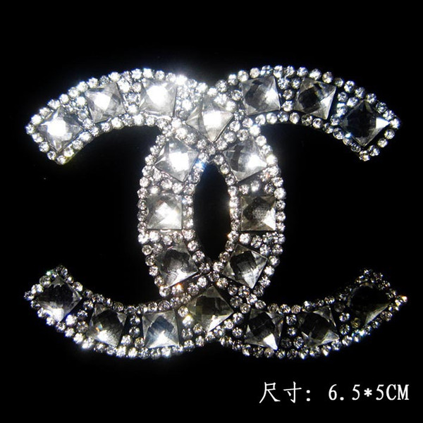 Wholesale-Free shipping (2pc/lot) Colorful pattern hot fix rhinestone motif designs iron on transfers motif rhinestones fix