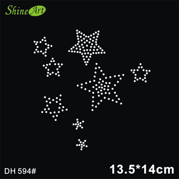 Free shipping hotfix rhinestones heat transfer design iron on motifs patches DIY motif rhinestones rhinestone DIY DH594#