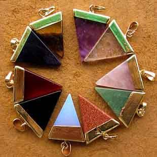 wholesale 10Pcs Charm gold Plated Natural pink Quartz opal Stone Hexagon Shape Chakra Healing Pendant Necklace with a chain