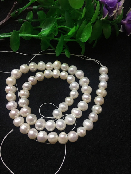 Natural Freshwater Pearl loose Pearl DIY Jewelry with beaded beads
