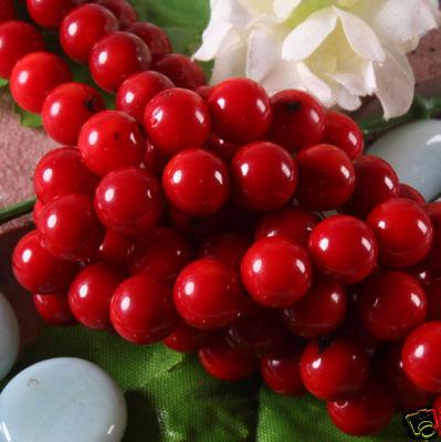 Pick size 3mm,4mm,6mm,8mm,10mm 1 Strand 15inch natural Red Sea Coral Gemstone Round Smooth Ball Loose Beads Findings Free Shipping