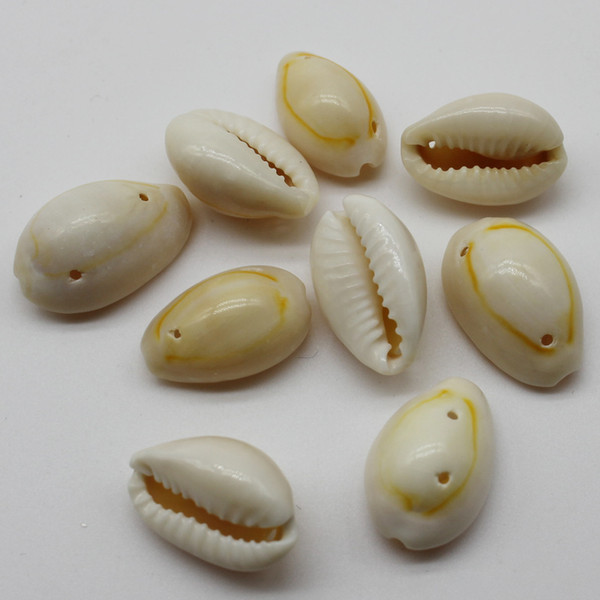 Wholesale Natural Sea Shell Necklace Bracelet Craft Accessories 70Pcs 28-50MM Hole Loose Natural Fan-shaped Spiral Conch Sea Shell