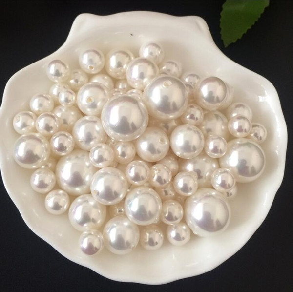 Find Similar 11 Fashion Natural Pearl 3-18MM Round Pearl Shell with white Pearls Jewelry By Vacuum Packed 50 Pcs