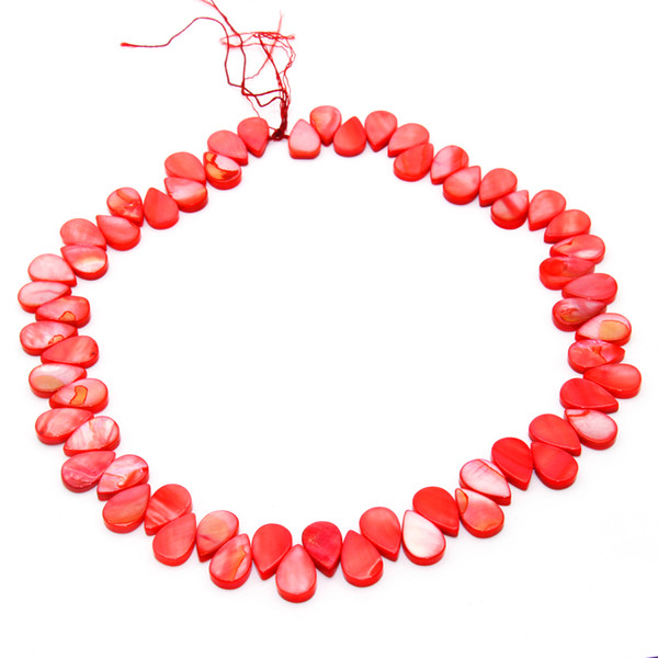 The latest fashion charm shell natural freshwater dyeing shell beaded DIY jewelry accessories