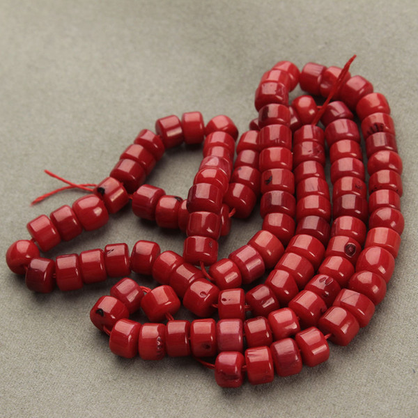 1Strand/lot Red Coral 4x5mm Seed Loose Spacer Beads fit DIY Fashion Jewelry Making F2795