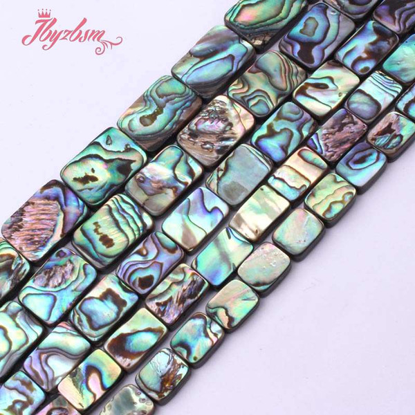 8x12.10x14.12x16mm Smooth Rectangle Multicolor Natural Stone Beads For Necklace Jewelry Making 15