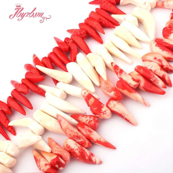 5x15-8x18mm Irregular Freeform Coral Beads Natural Stone Beads For DIY Necklace Bracelet Eaaring Jewelry Making 15