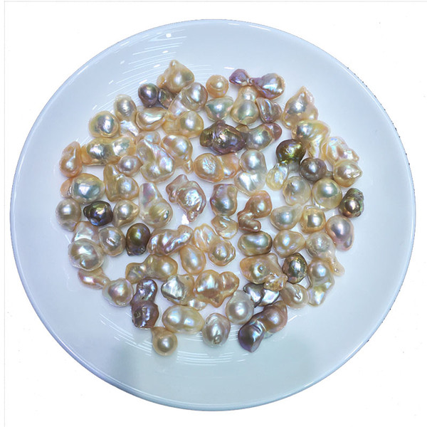 30PCS 10-16mm Natural Color Baroque Loose Pearl DIY Festival Jewelry Gift For Women Pearl Party Free Shipping