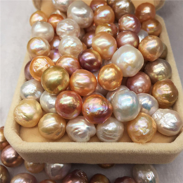 50PCS Natural Color 10-15mm Baroque Edison Loose Pearls DIY Jewelry Accessories Gift For Women Pearl Party Free Shipping