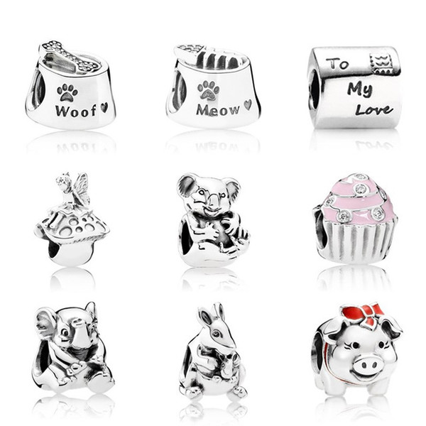 NEW 100% 925 Sterling Silver Charm Beads 791708CZ 791716CZ 790894EN09 791734 791951 791891EN68 791902 791910 791809ENMX