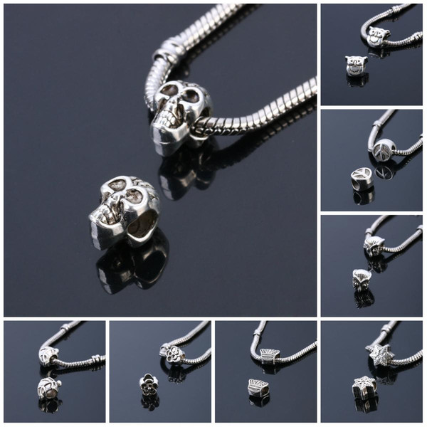 Beads Charms Fashion Perles Jewelry Silver Plated Cute Bead Bijoux Beads Fit Diy Charms Beautifully Bracelet Wholesale diy Beads