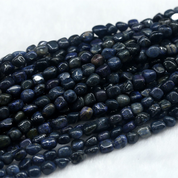 Discount Wholesale Natural Genuine Blue Dumortierite Stone Nugget Loose Beads Free Form Beads 3-12mm Fit Jewelry 15