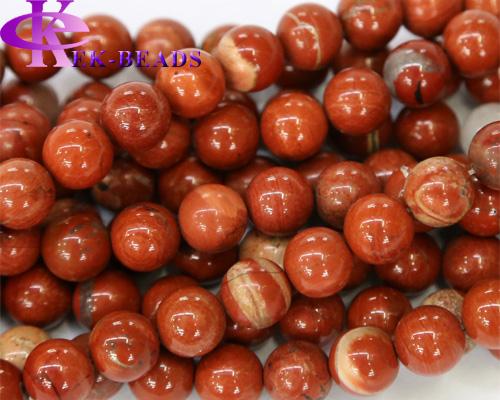 Discount Wholesale Natural Genuine Red Jasper Round Loose Stone Beads 3-18mm Fit Jewelry DIY Necklaces or Bracelets 15.5