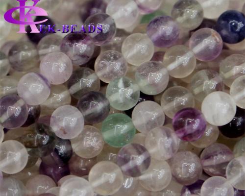 Discount Wholesale Natural Genuine Rainbow Fluorite Round Loose Stone Jewelry Beads 3-18mm DIY Necklaces or Bracelets 15.5