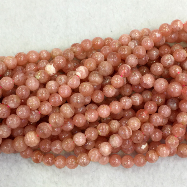 Natural Genuine Pink Red Rhodochrosite Round Loose Beads 4-6mm DIY Jewelry Necklaces or Bracelets 16