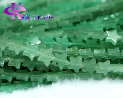 Wholesale Natural Orange Green Aventurine Jade Flat Star Shape Loose Small Beads 4-10mm Fit Jewelry DIY Necklace or Bracelet 16