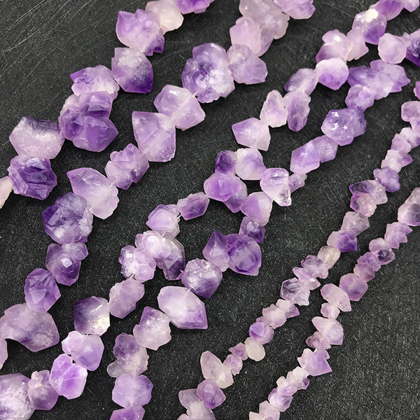 8-10mm 15-18mm 20-25mm Natural Amethyst Bud Stone Beads Irregular Lavender Purple Crytsal Raw Stone Beads For Jewelry Making