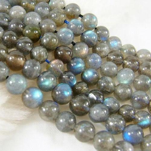 to win warm praise from customers Natural 6mm 8mm 10mm 12mm 14mm Labradorite Round Gemstone Loose Bead 15''AAA