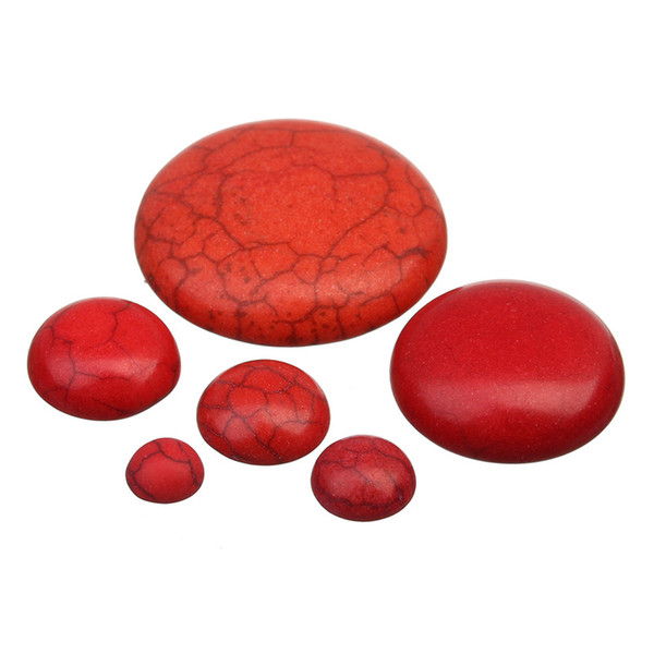 XINYAO 50pcs/lot Natural Stone Cabochons Beads 6 8 10 12 14 16 18 20 25 30 mm Flatback Cabochon Beads Jewelry Making DIY F2047