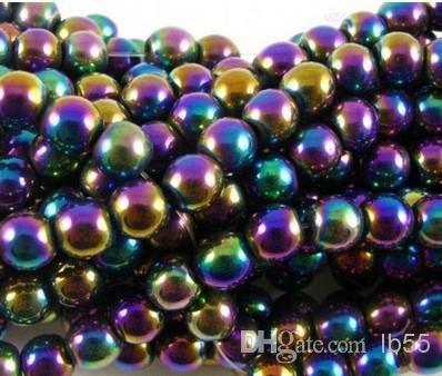 10mm Fasion Multicolor Hematite Loose ball Beads Findings Fit DIY Bracelet Bead for bracelet hotsale DIY Findings Jewelry