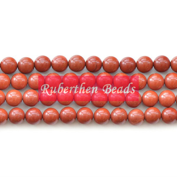 wholesale On Sale Natural Loose Beads Stone Red Jaspers Beads High Quantity Stone 4/6/8/10 mm Round Beads for Making Jewelry