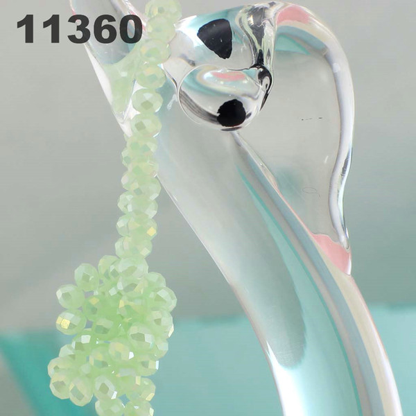 4MM Crystal Bracelet tip bead loose beads fashion handbags whole string bracelet DIY manual can ight green 11360