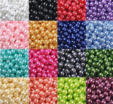 4-12mm DIY handmade Glass blend color Loose Beads