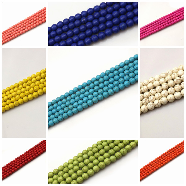 10mm Turquoise Loose Beads For DIY 11 Colors For Choice Free Shipping Wholesale Pack of 200pcs