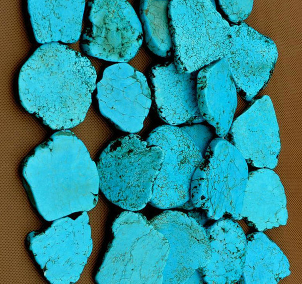 40-55mm FREEFORM Loose NUGGET Blue Turquoise Beads DIY Bracelet necklace Jewelry Making Semi Precious Stone