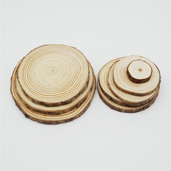 Natural Wooden Beads DIY Painting Photographic Material Pine Wood Chips Beads 30-40mm 40-50mm 50-60mm 60-70mm 70-80mm 80-100mm