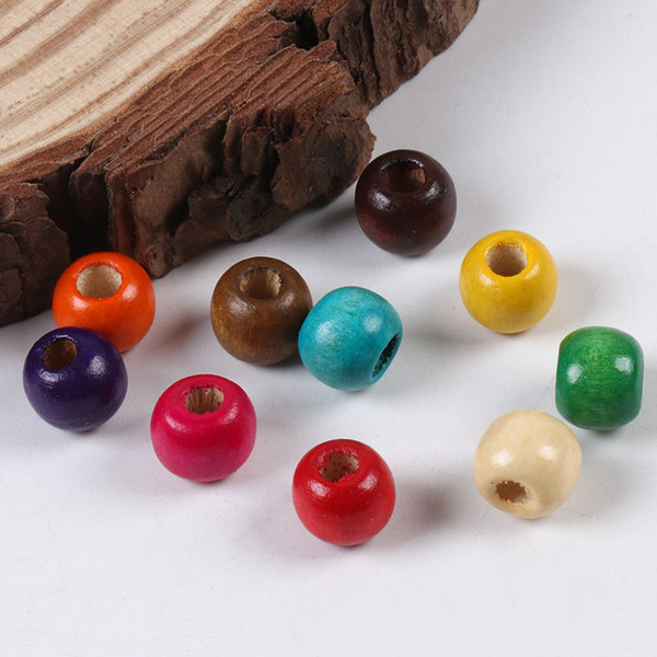 6MM DIY Hot Round Beads Wooden Beads Loose Beads for DIY Crafts Jewelry Making Bracelet Necklace Accessories Wholesale