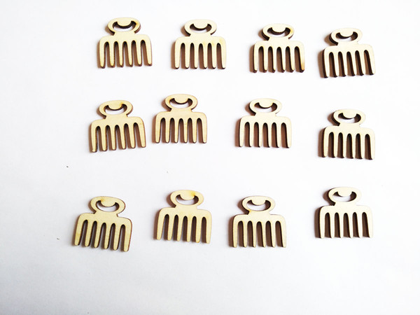 Free shipping, 100pcs/ lot new arrival wood bead natural comb no hole bead stude can DIY Accessories