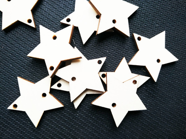 Free shipping, 100pcs/ lot new arrival wood bead natural cokor Star Necklace Accessories