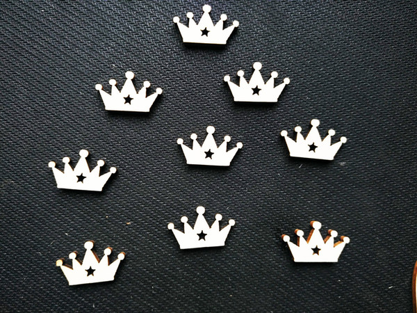 Free shipping, 100pcs/ lot new arrival wood bead crown studs earring accessories