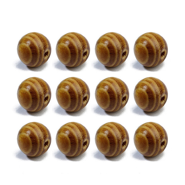 XINYAO 100pcs 6/8/10/12/14mm Round Natural Pine Wooden Bead Loose Unfinished Wood Beads For Diy Jewelry Making Houten Kralen