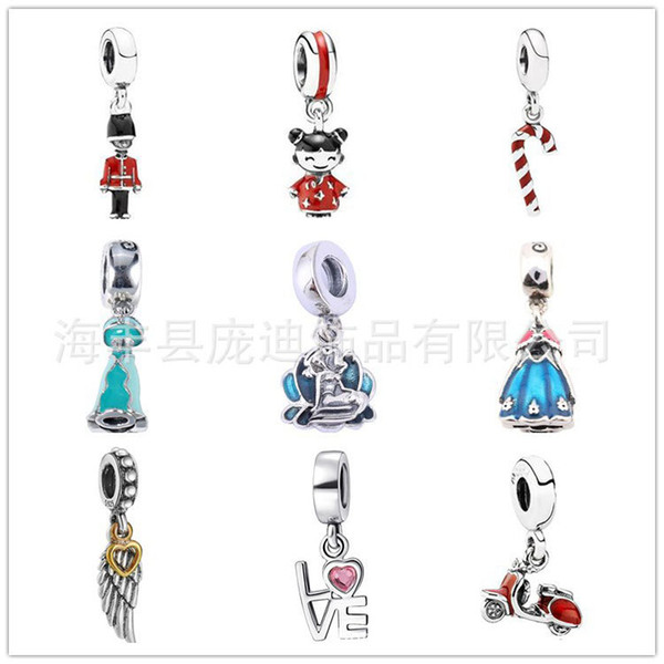 Europe and the United States the new DIY accessories loose bead drip plastic doll dress car series hanging a female